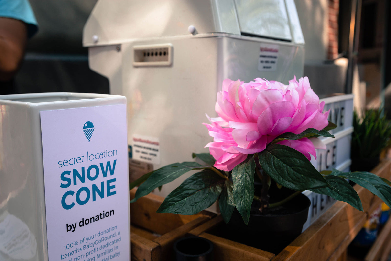 Snow Cone Day at Secret Location