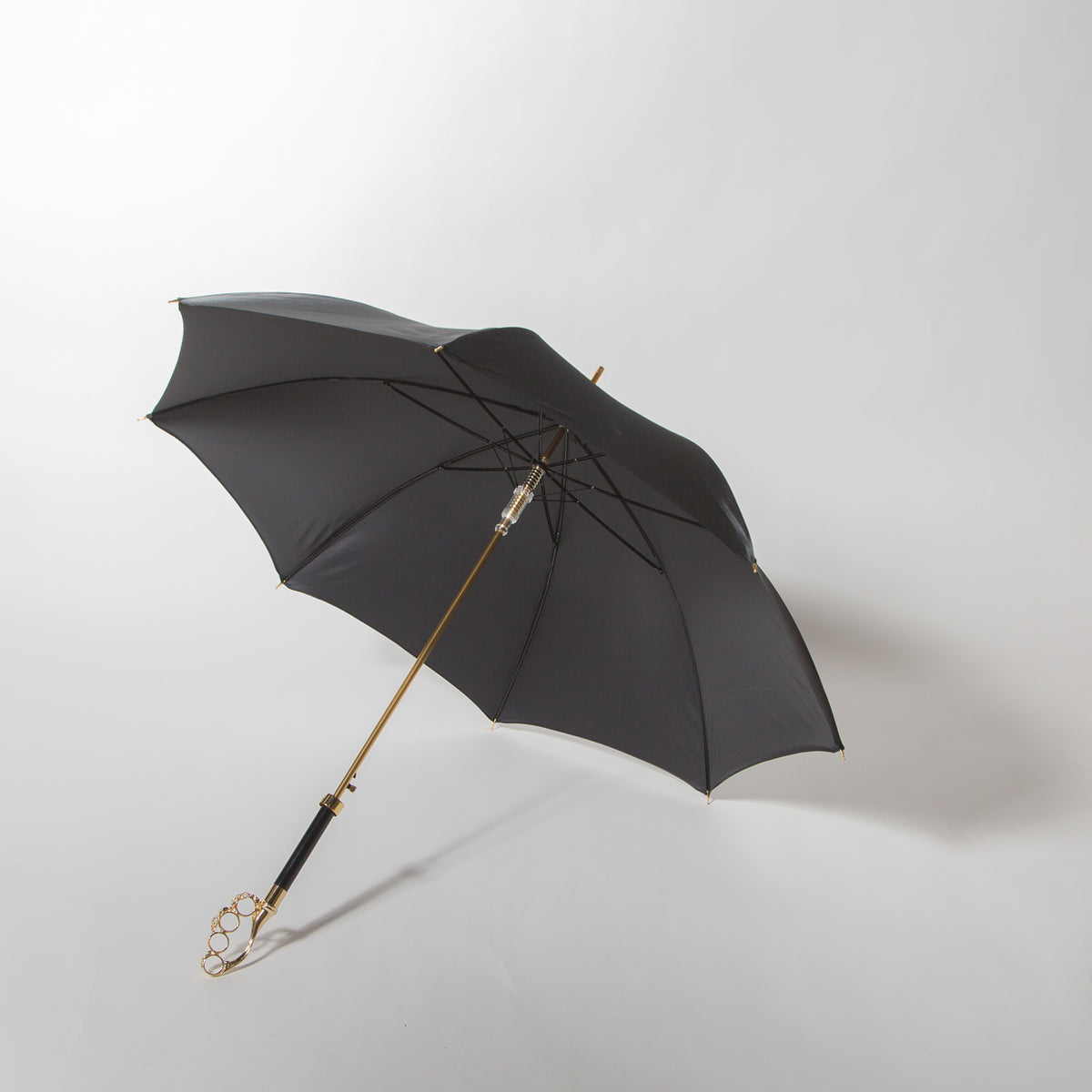 Gold Knuckleduster Women's Umbrella - Secret Location