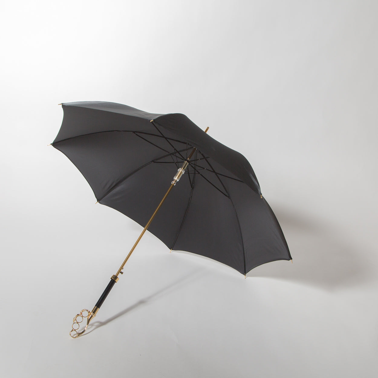 Gold Knuckleduster Women's Umbrella - Secret Location