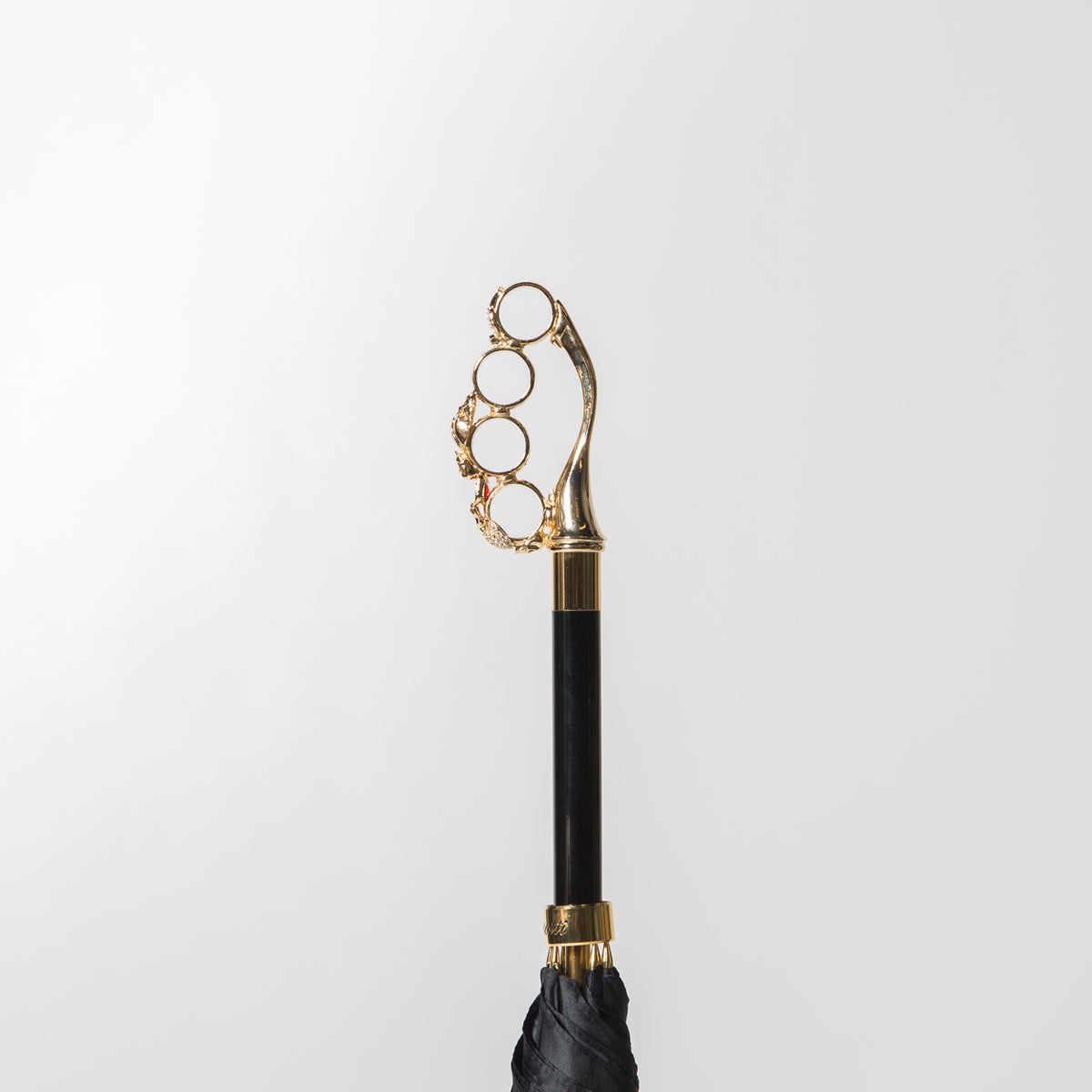 Gold Knuckleduster Women's Umbrella - Secret Location