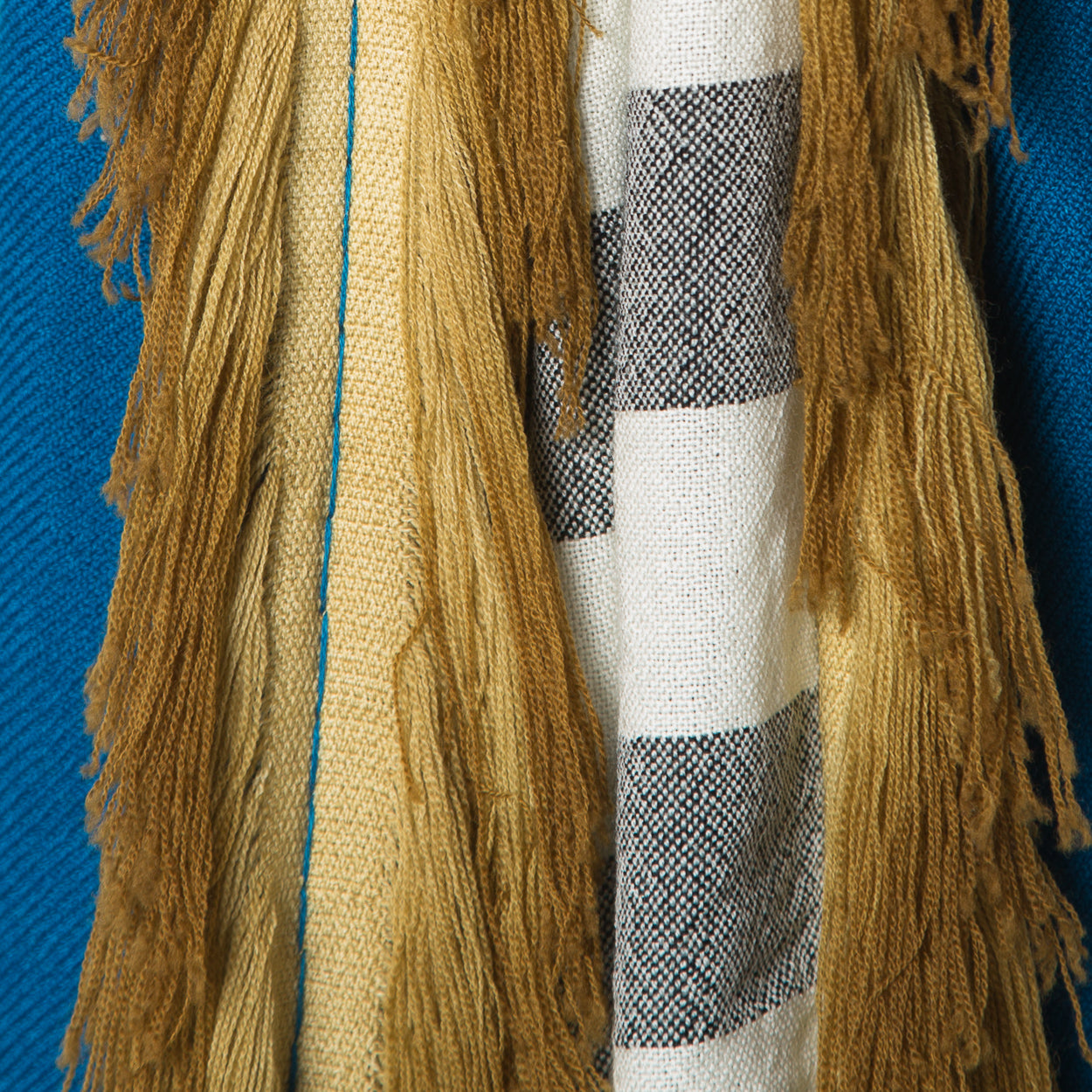 Subash Scarf, blue hotel & fringe - Secret Location