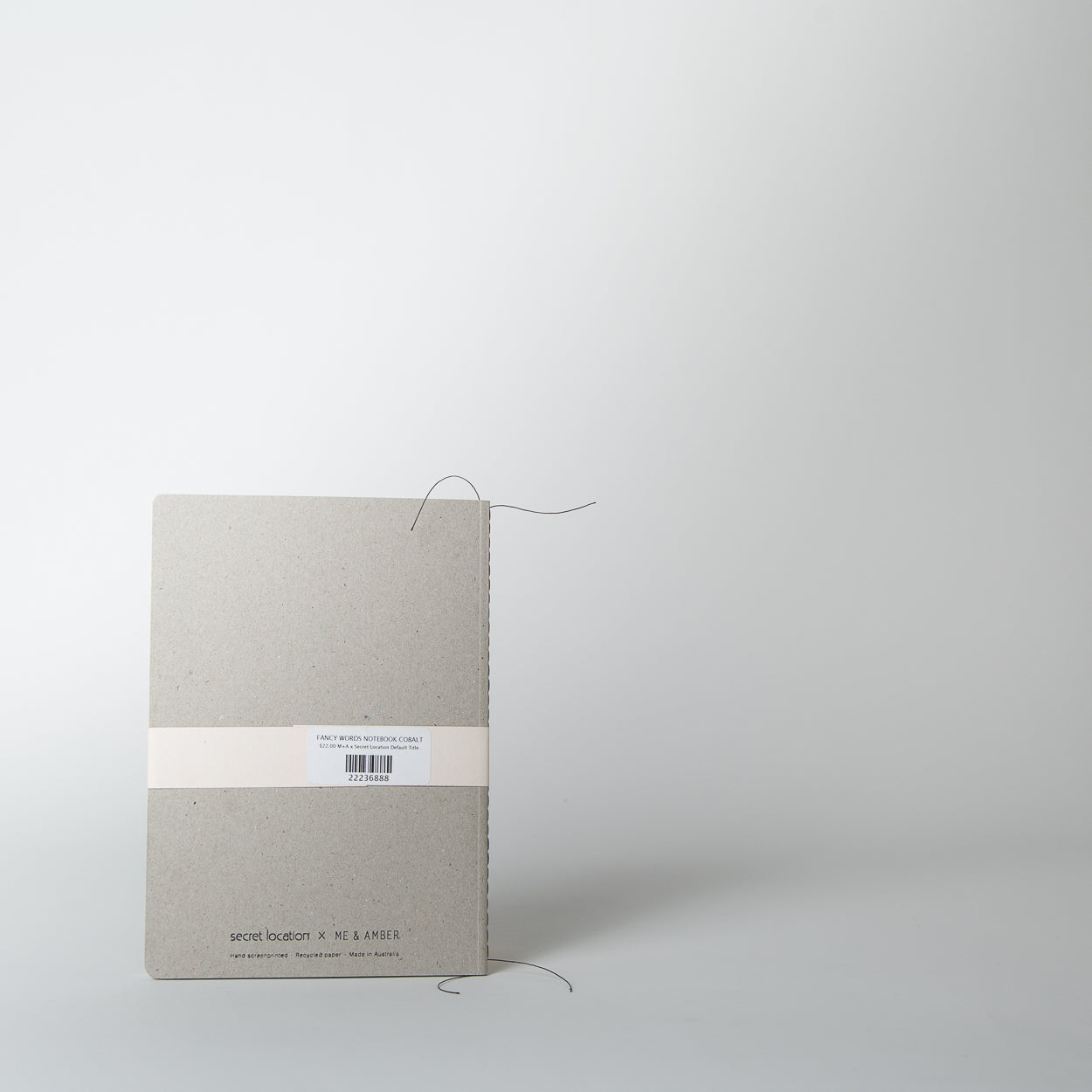 Fancy Words Notebook, cobalt - Secret Location