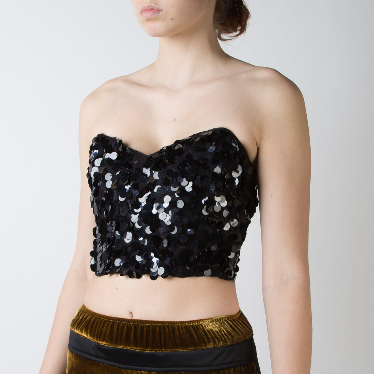 Sequin Bustier Top