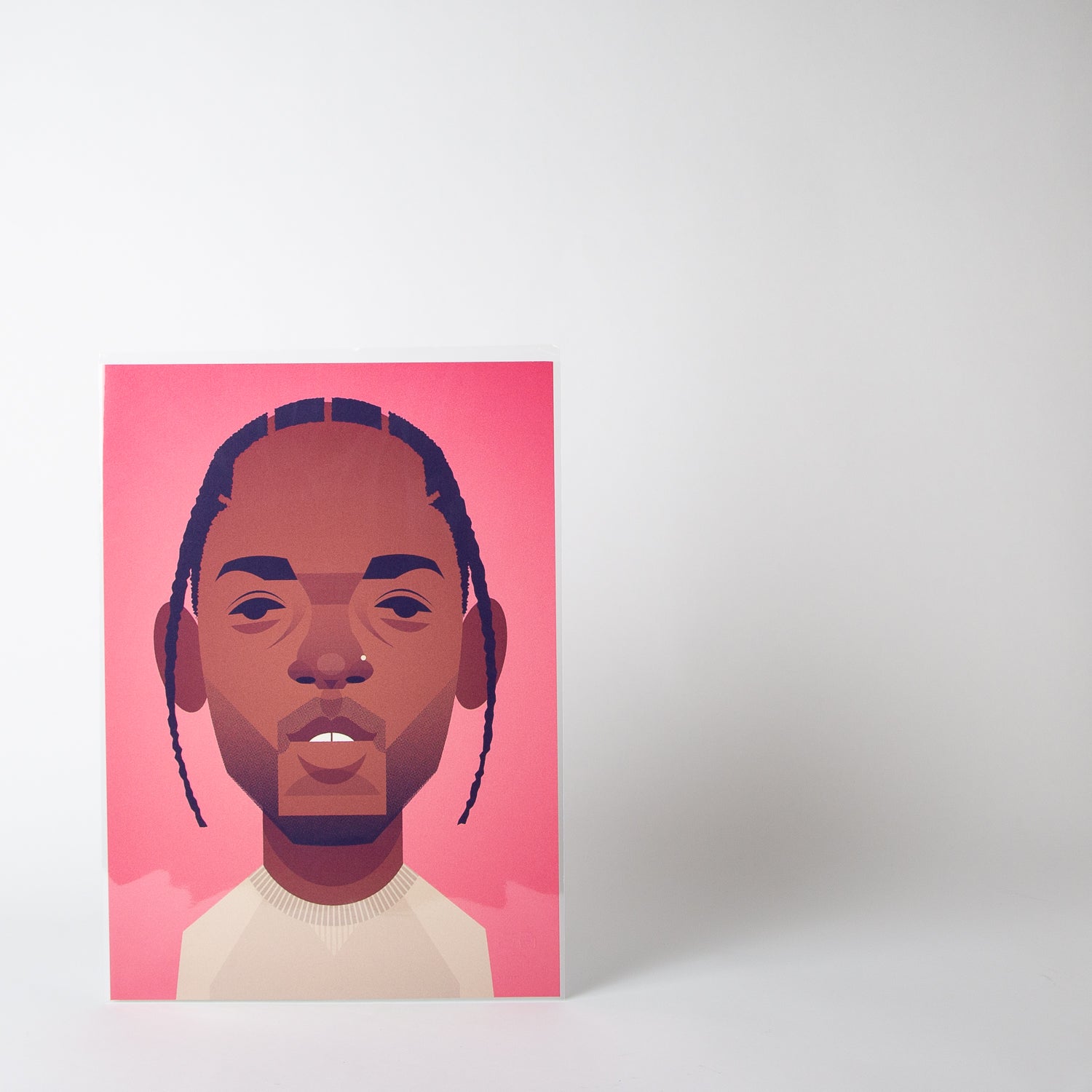Kendrick Lamar portraiture Art by Stanley Chow Prints at Secret Location