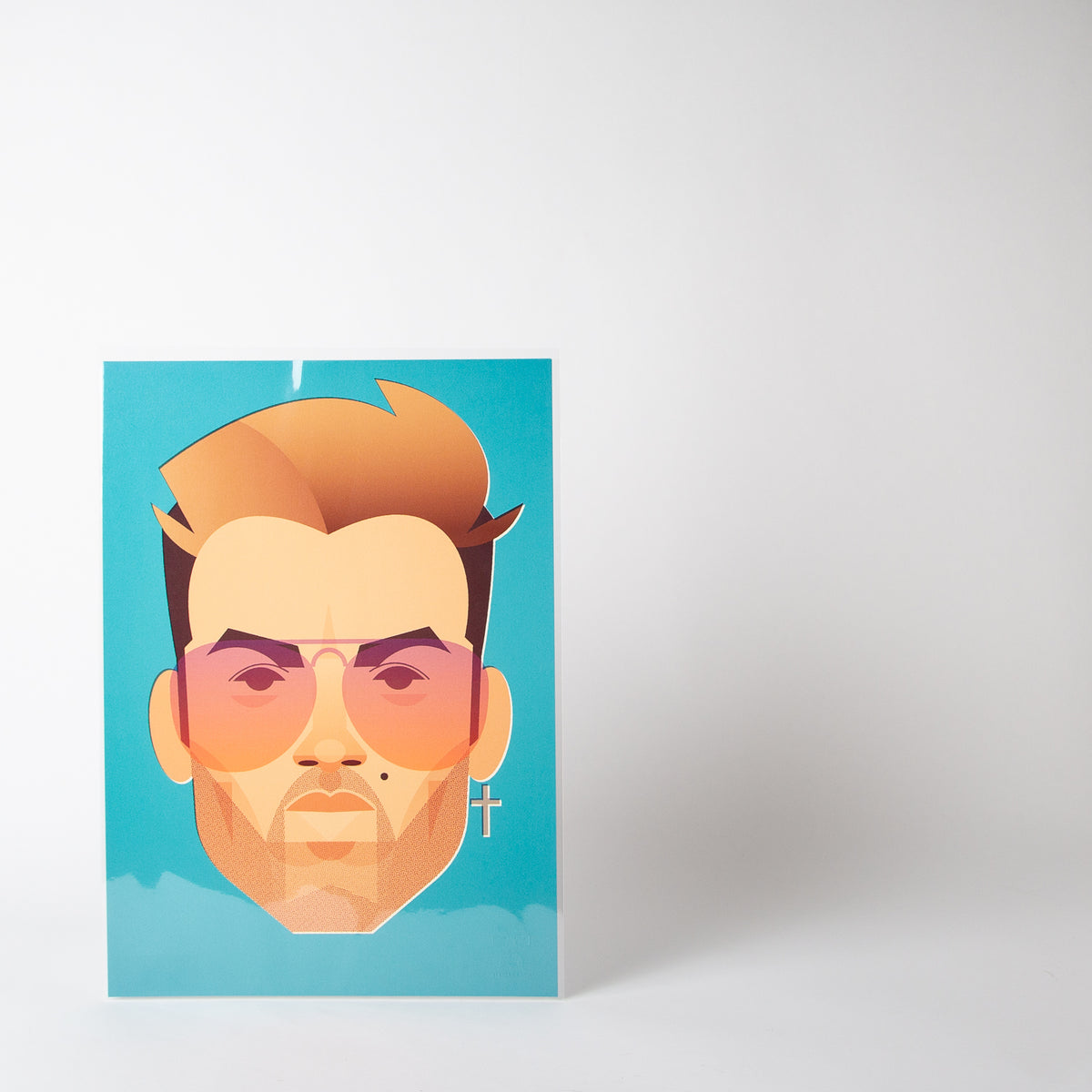 George MIchael portraiture Art by Stanley Chow Prints at Secret Location