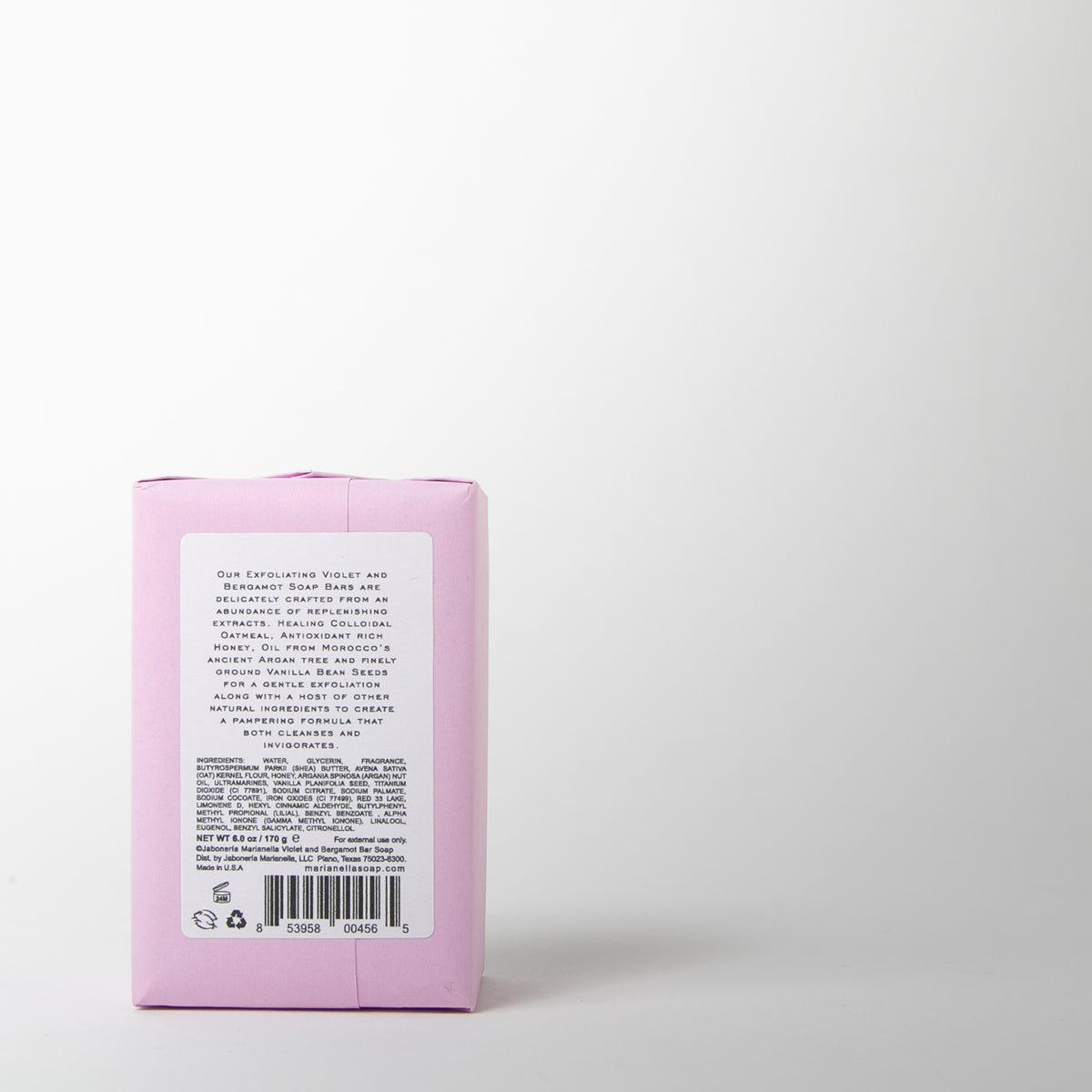 Violet and Bergamot Soap Bar - Secret Location
