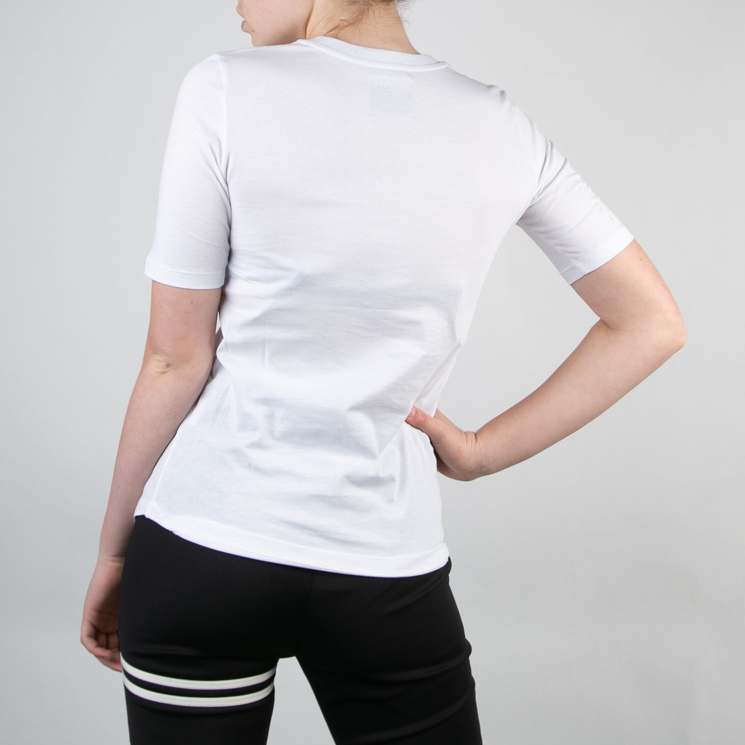 basic women's organic cotton white t-shirt by Secret Location