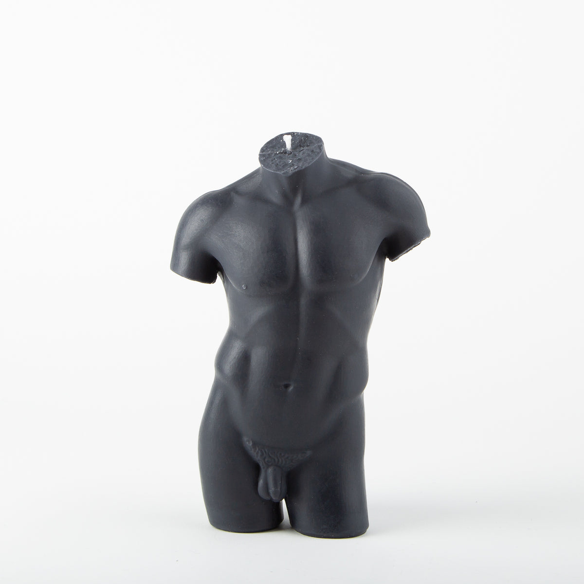 noir male candle body form by Hannah Candles at Secret Location Concept Store