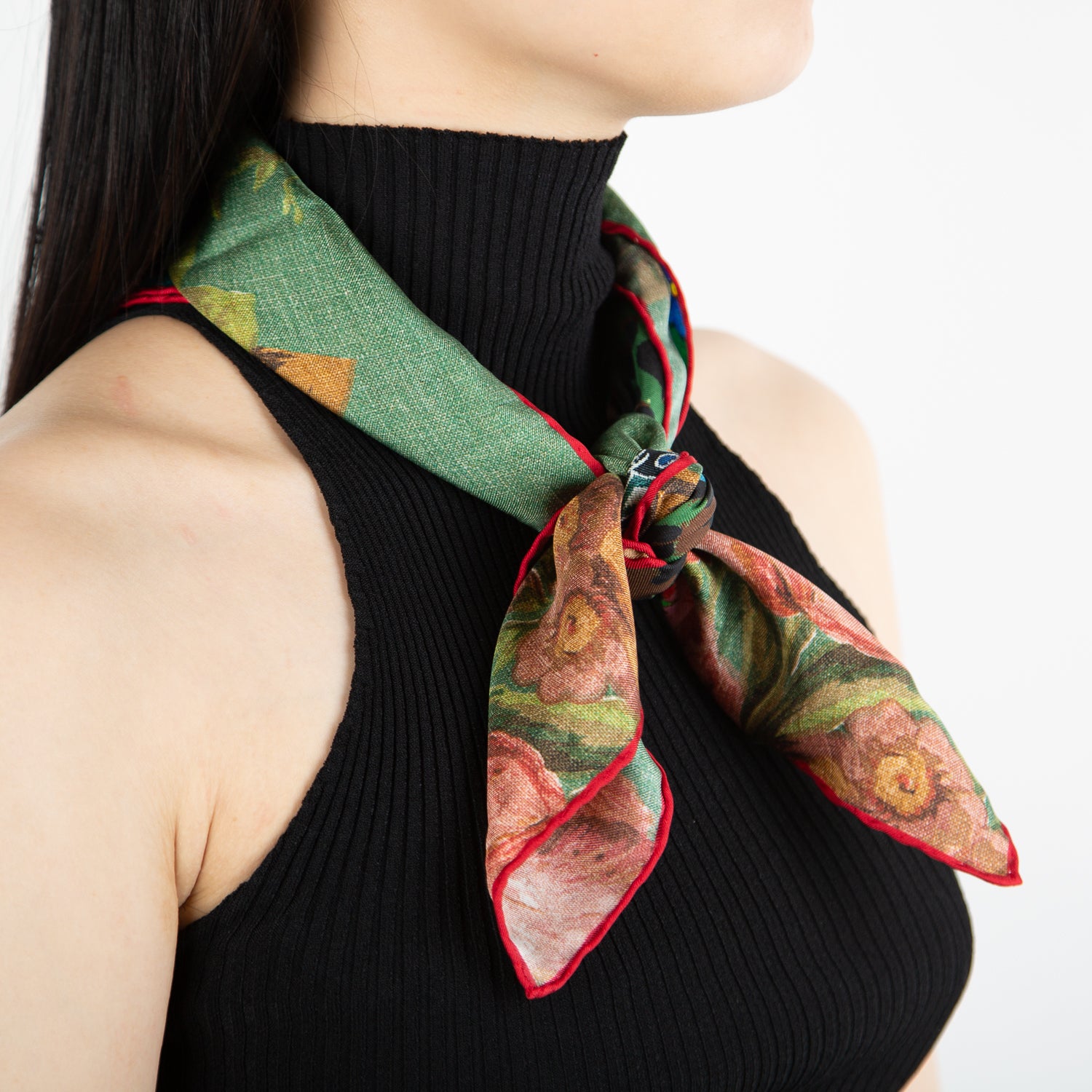 luxury printed silk scarf by Pierre Louis Mascia at Secret Location Concept Store