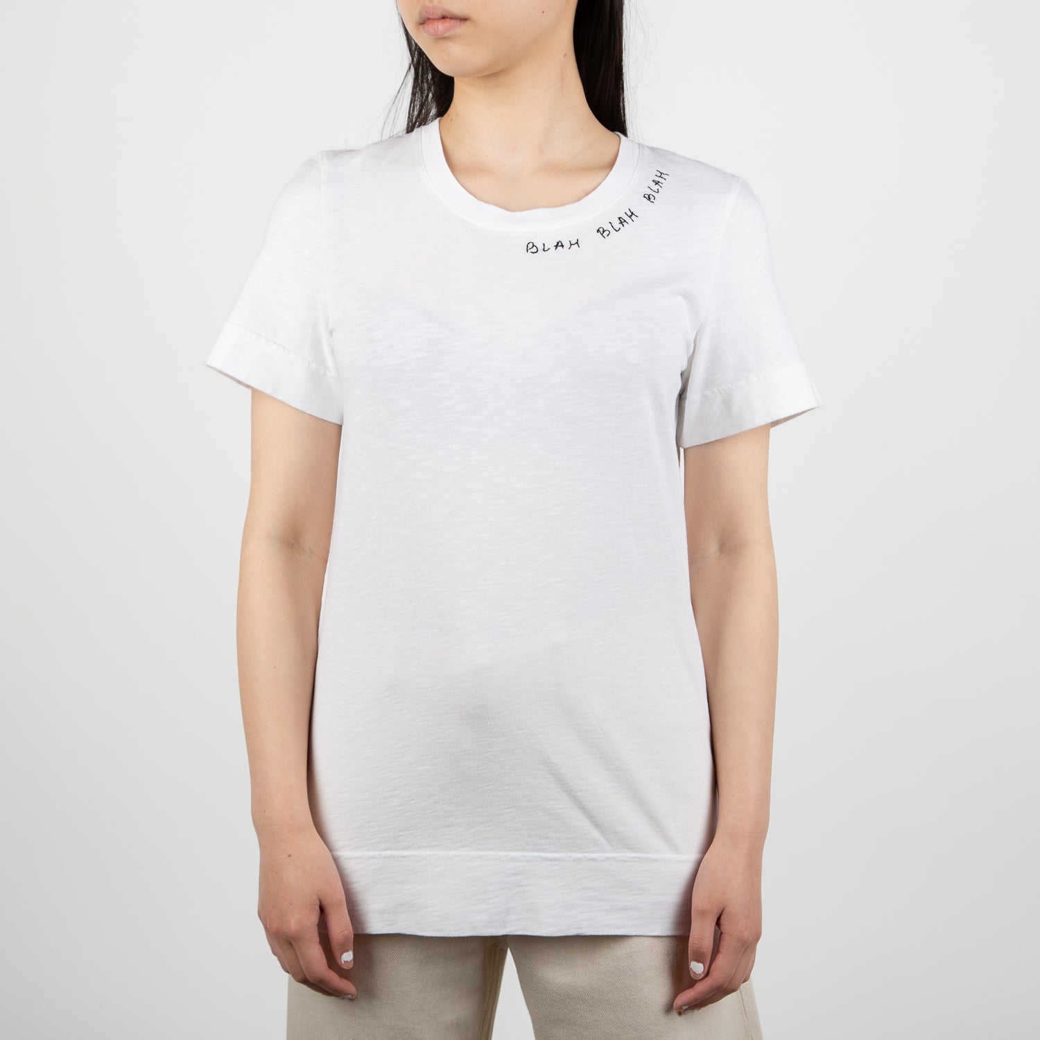 "Blah Blah Blah" T-shirt, white - Secret Location