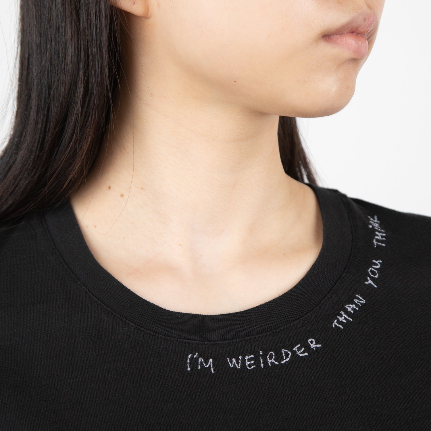 "Im Weirder Than You Think" T-shirt, black - Secret Location