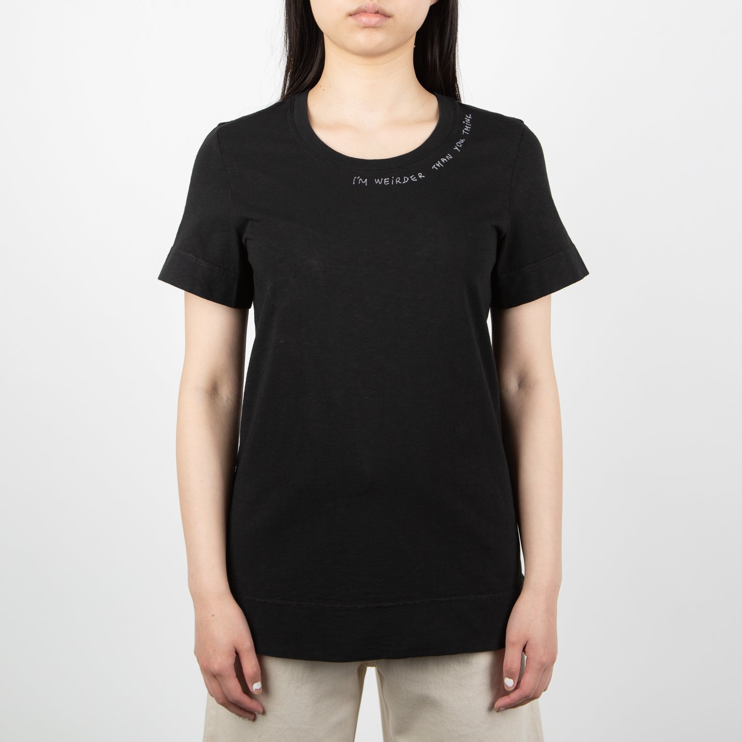 "Im Weirder Than You Think" T-shirt, black - Secret Location