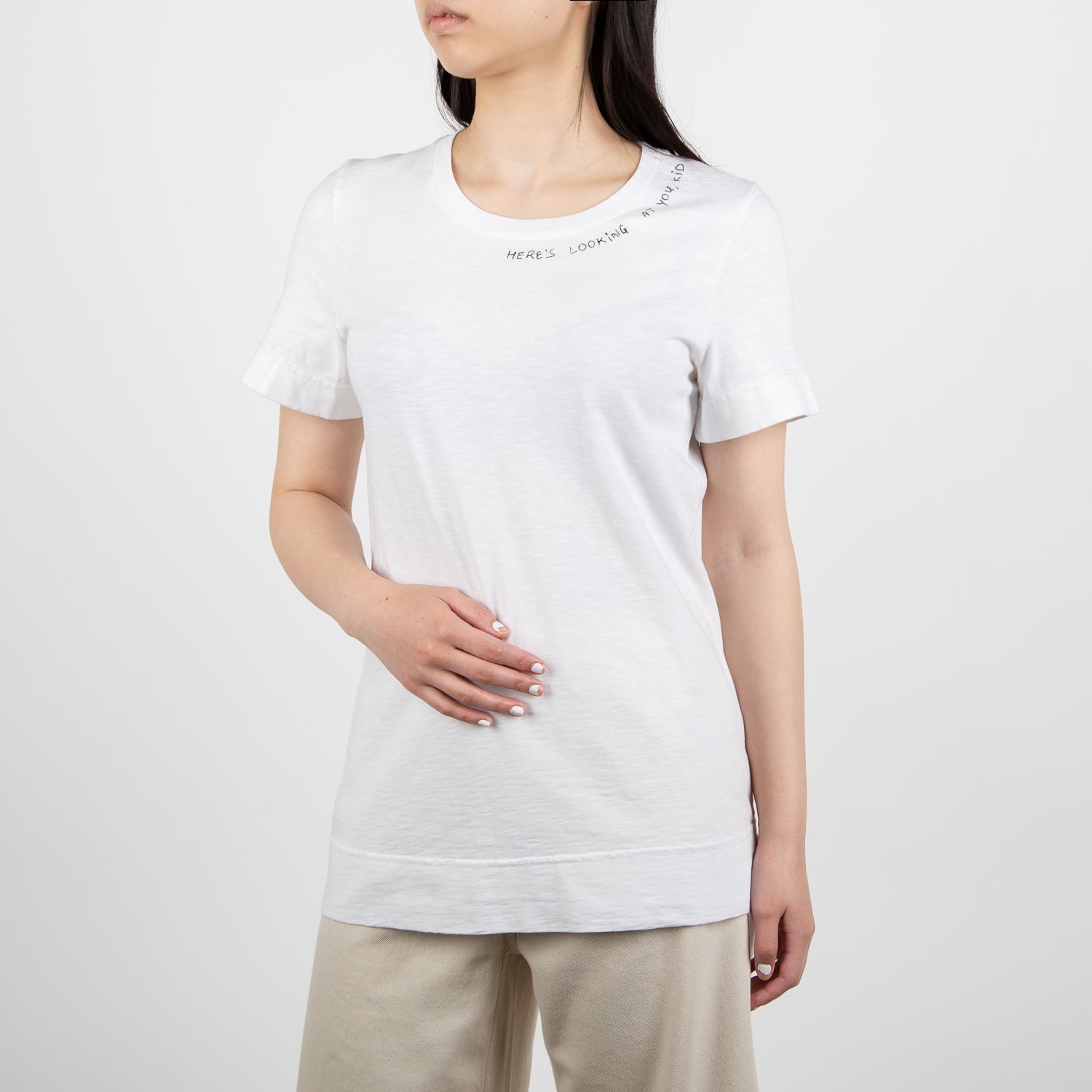 "Here's Looking At You Kid" T-shirt, white - Secret Location