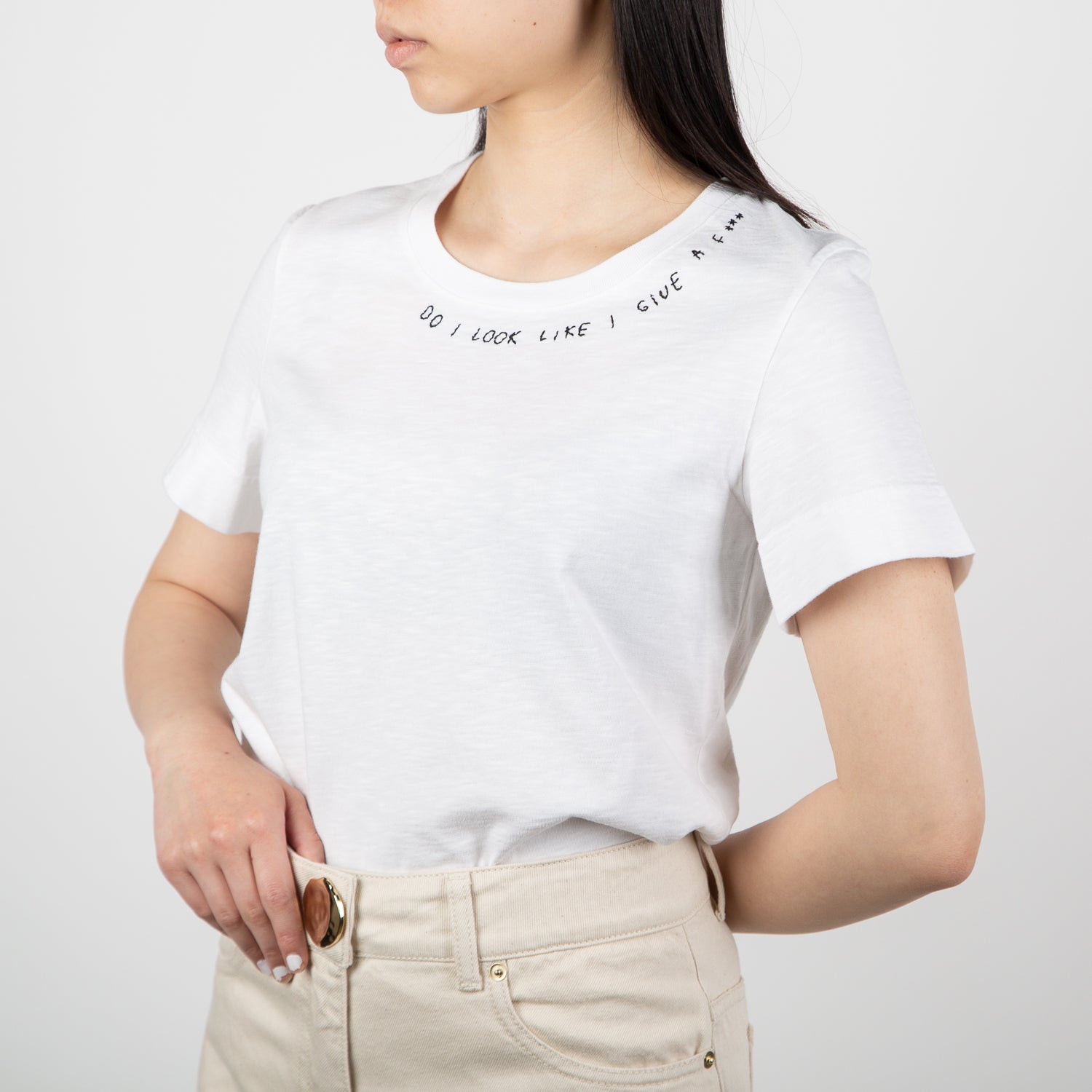 white cotton t-shirt basics line from Secret Location