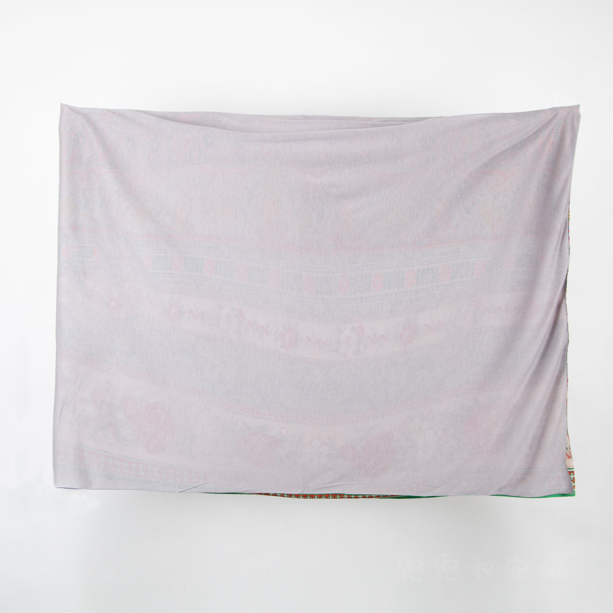 pierre louis mascia multi-colored floral and paisley silk scarf