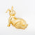pols potten gold money box bunny rabbit