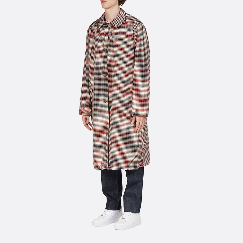 Reversible Pattern Patchwork Coat