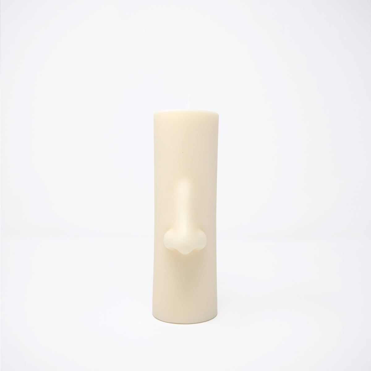 Nose Form Candle, white Secret Location