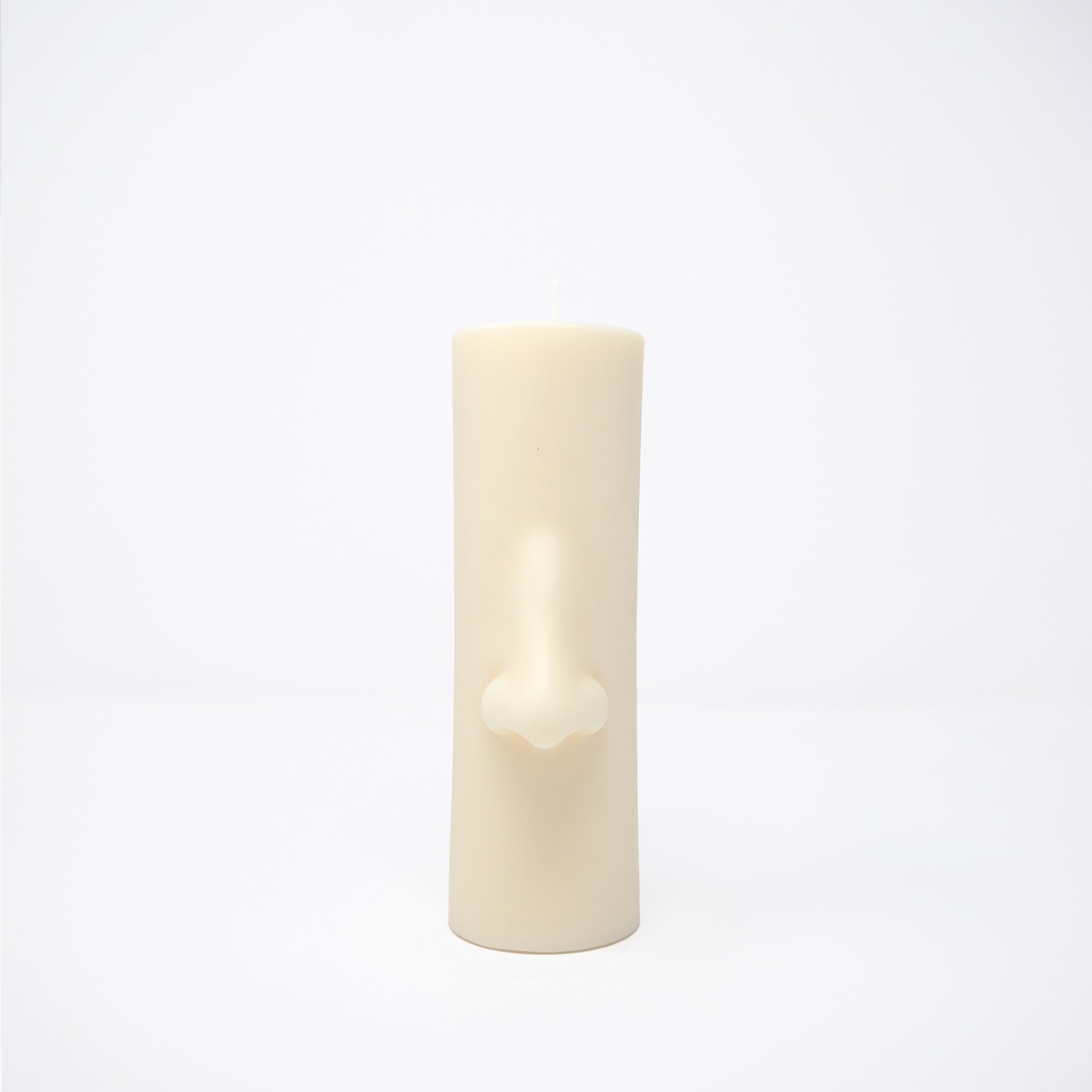 Nose Form Candle, white - Secret Location
