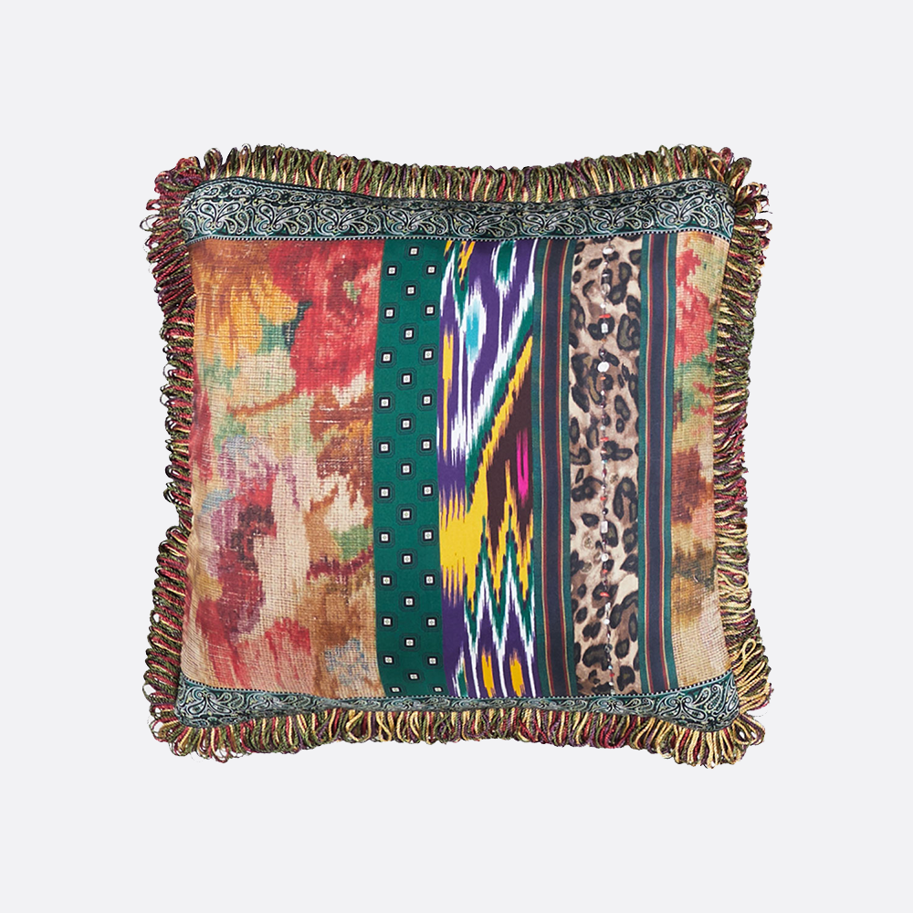 Double Sided Cushion Square, multi-paneled