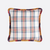 Double Sided Cushion Square, plaid and floral