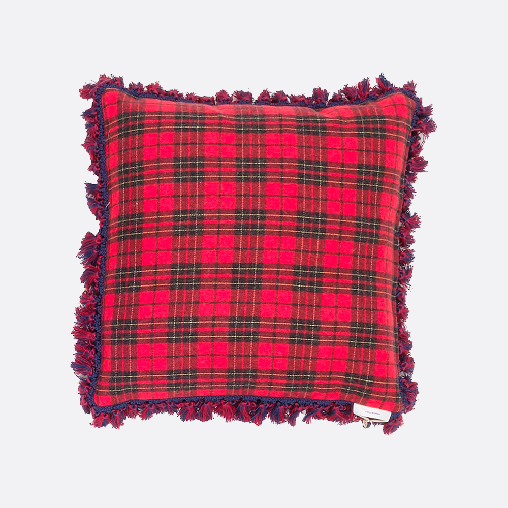 Double Sided Cushion with Tassels