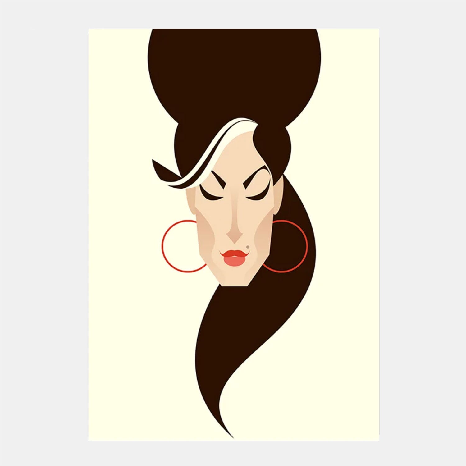 Amy Winehouse portraiture Art by Stanley Chow Prints at Secret Location