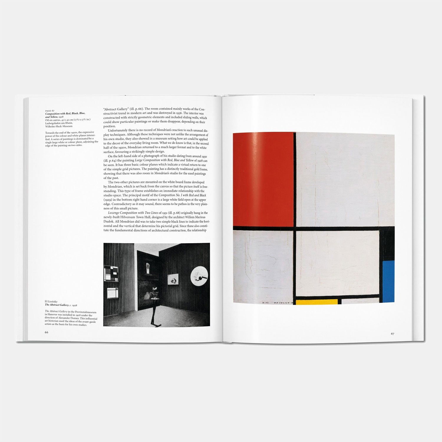 Mondrian art and design book by Taschen