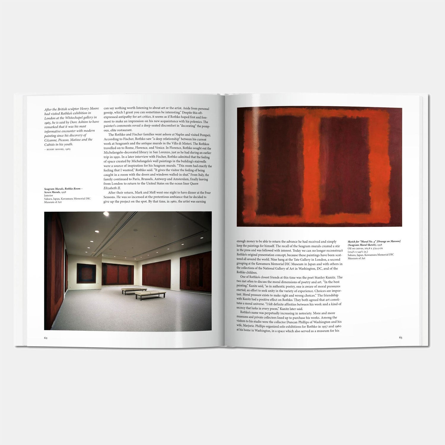Rothko art and design book by Taschen