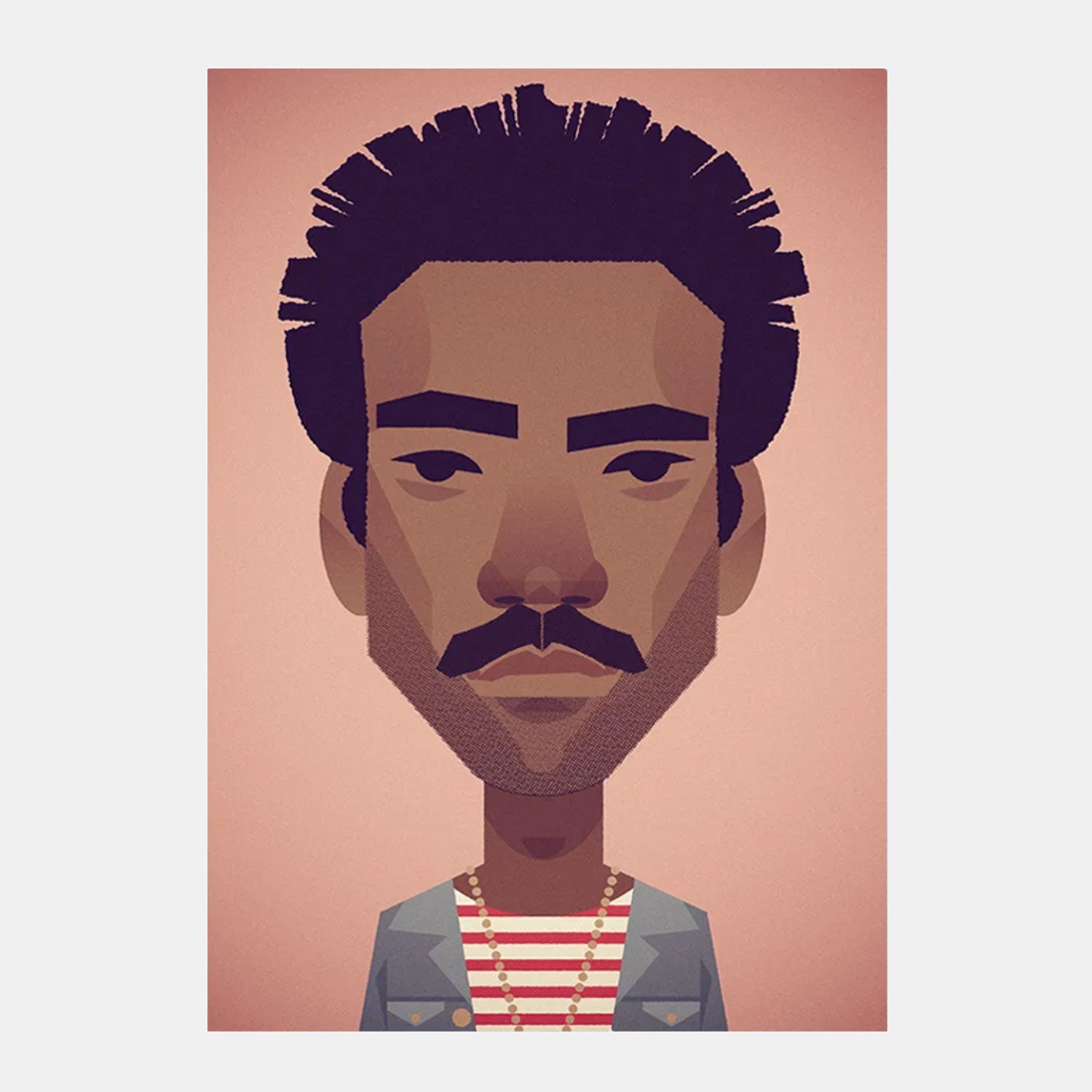 Childish Gambino portraiture Art by Stanley Chow Prints at Secret Location