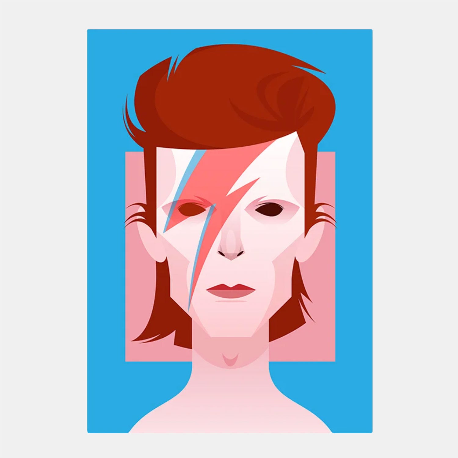 David Bowie portraiture Art by Stanley Chow Prints at Secret Location