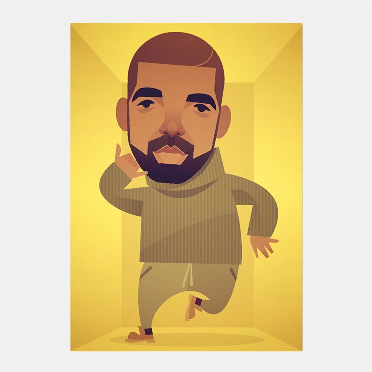 Drake portraiture Art by Stanley Chow Prints at Secret Location