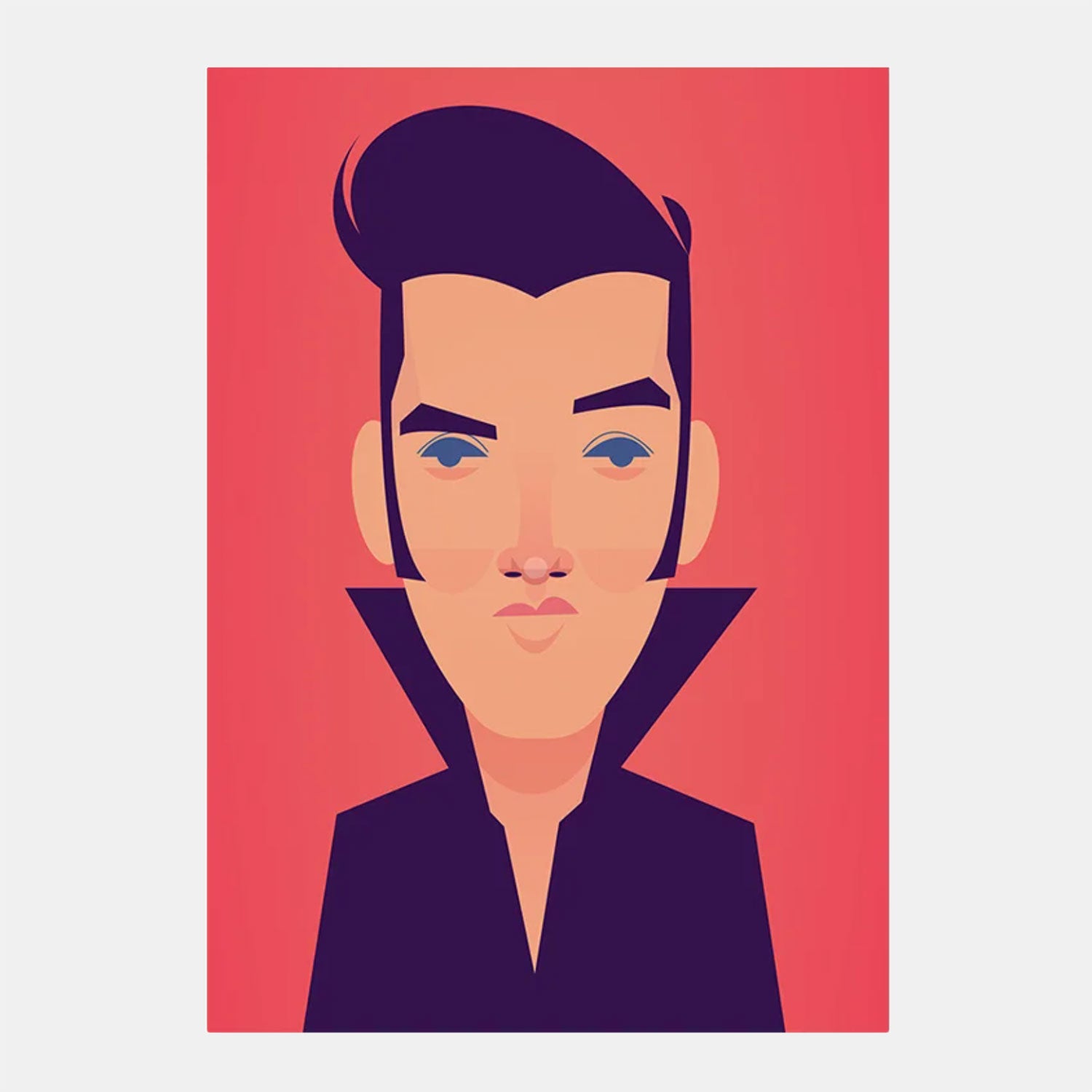 Elvis Presley portraiture Art by Stanley Chow Prints at Secret Location