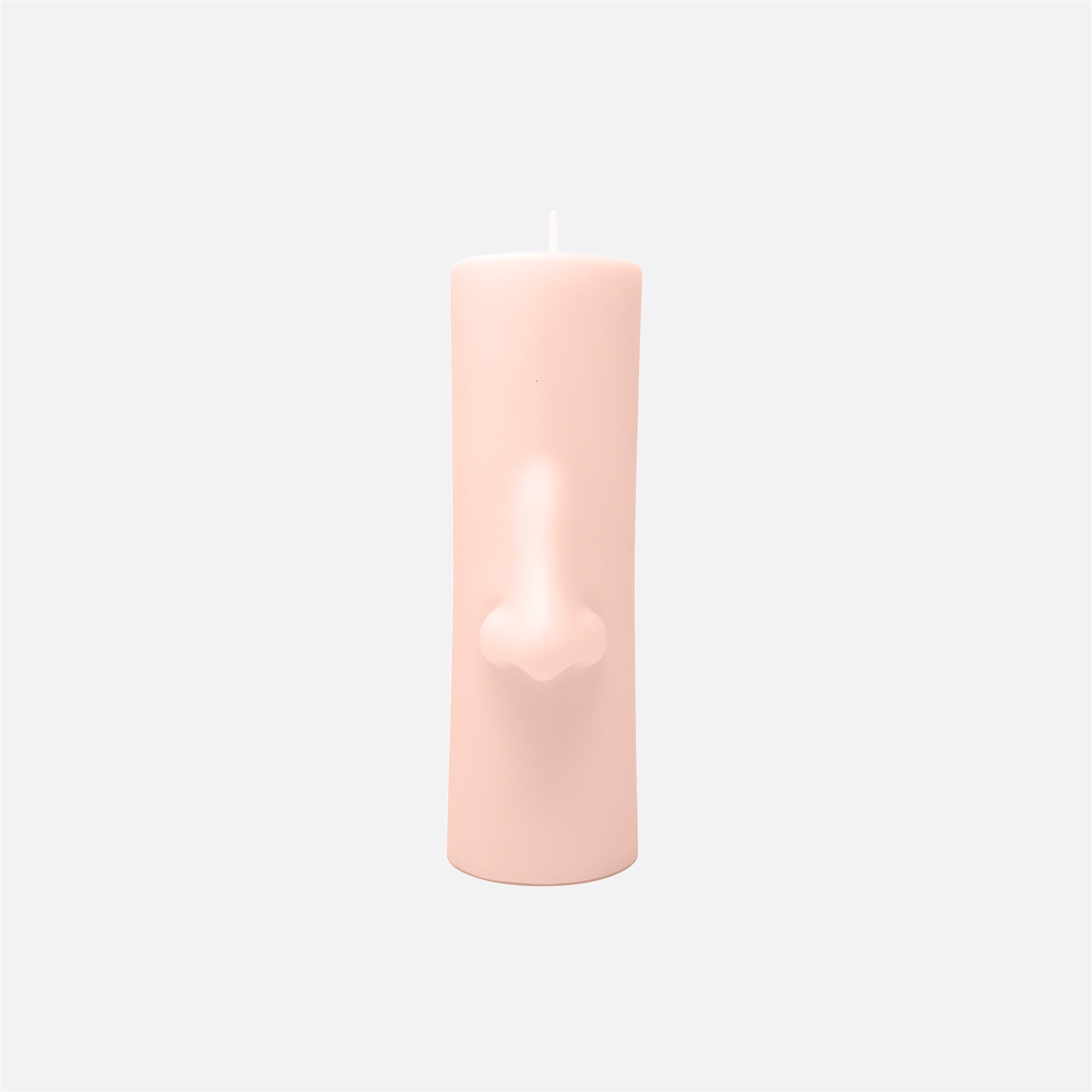 Nose Form Candle, blush pink
