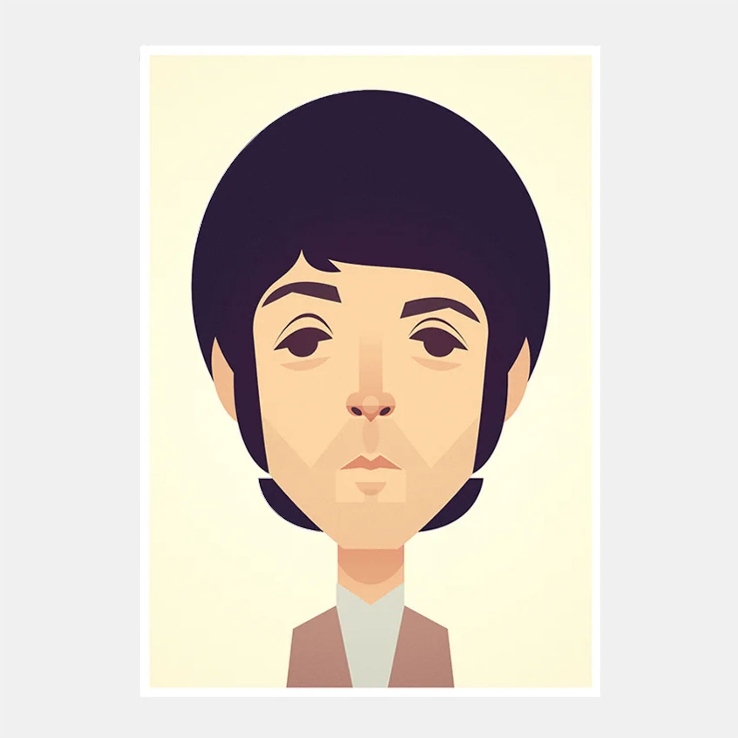 Paul McCartney portraiture Art by Stanley Chow Prints at Secret Location