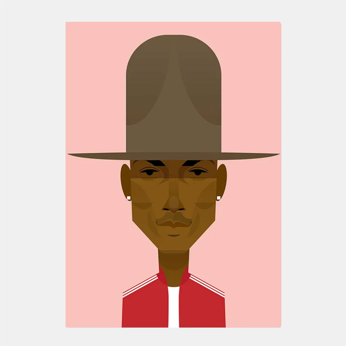 Pharrell Williams portraiture Art by Stanley Chow Prints at Secret Location