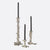 pols potten small drip l shape candle holder silver